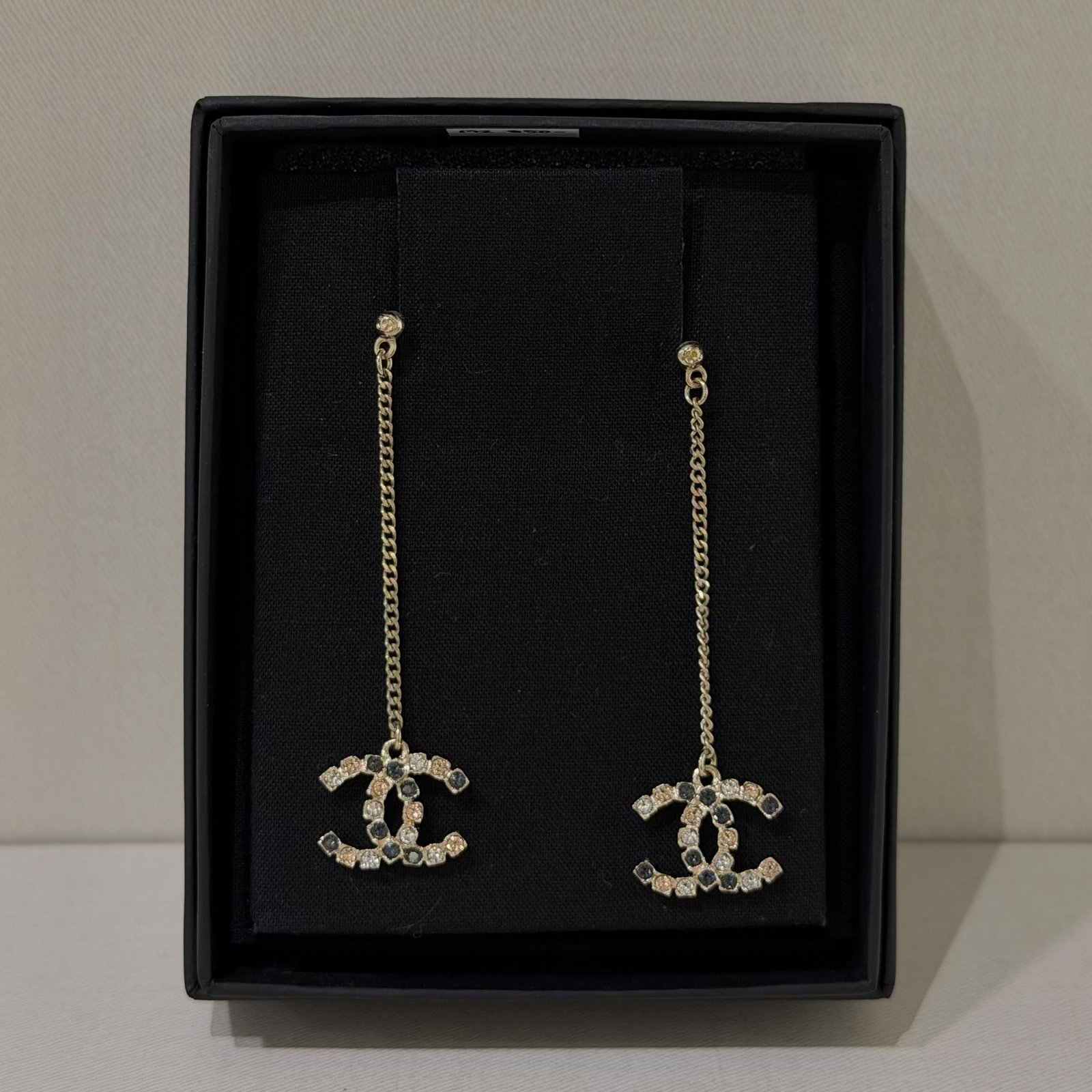 chanel-crystal-cluster-cc-drop-earrings-photo Chanel crystal cluster CC drop earrings