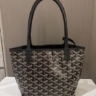 Goyard Mini Anjou Tote, Black