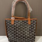 Goyard Mini Anjou Tote, Gold