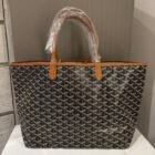 Goyard Saint Louis PM, Tan, Canvas / Leather Trim
