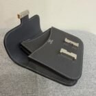Hermes Constance Slim Wallet, Graphite, interior view