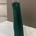 Hermes Evelyne Mini Malachite bag, side profile with D-ring