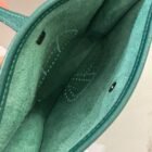 Hermes Evelyne Mini Malachite bag, interior with Hermes stamp