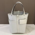 Hermès Picotin Cargo 18, Gris Pantin, Palladium Hardware